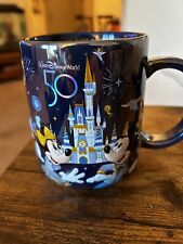 Walt Disney World 50th Anniversary Cup Mug NEW Mickey Mouse 15 oz Raised Artwork picture