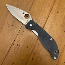 Spyderco C220GPGY Polestar Pocket Knife Gray G10 Handles CTS BD1 Blade  picture