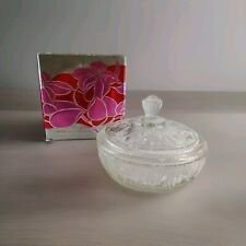 New Avon Beauty Dust Crystalique Container Boxed Nos Gift Pretty Jewelry Makeup picture