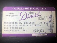 The 1958 Diners' Club Credit Identification Card (Purple) picture