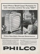 1959 Phico Brief-Case Portable TV Matic Slender Seventeener Vintage Print Ad   picture
