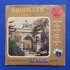 SCARCE Sawyer's 55-A B C Brooklyn New York Vacationland view-master Reels Packet picture