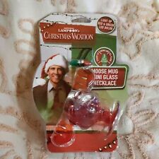 NEW🔥National Lampoon's Christmas Vacation Moose Mug Mini Glass Light Necklace  picture
