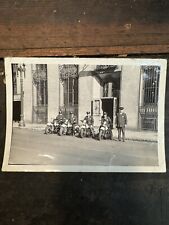 1940s Motorcycle Harley Davidson Photo Police Station  picture