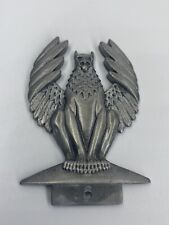 Authentic Silver  Metal Gargoyle TM & WBEI 3'' x 2'' Plaque picture
