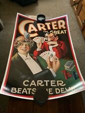 Carter the Great Beats the Devil 52517x24 poster Otis Litho 0501-1 picture