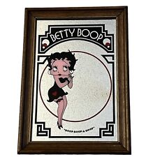 Vintage Betty Boop Wood Framed Mirror 60s/70s, Betty Boop Wall Art 14