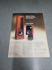 1977 Infinity Qa Stereo Speaker System Print Ad Speakers Quantum Line Source picture