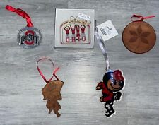 OSU Ohio State University ornaments, Lot Of 5 With Tags New picture