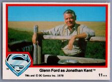 1978 Topps Superman The Movie Glenn Ford as Jonathan Kent #11 picture