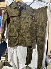 VTG Soviet Russian Naval Infantry Butane Variant Camo Shirt & Pants SZ 44-4 picture