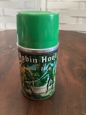 Vintage 1950s Original Metal Aladdin Robin Hood Thermos Only No Lunchbox - USA picture