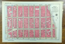 Vintage 1934 SOHO MANHATTAN NEW YORK CITY NY Map ~ G.W. BROMLEY ~PRINCE to GRAND picture