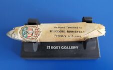 ANTIQUE TEDDY ROOSEVELT CIGAR 1905 HUNGARIAN REPUBLICAN CLUB OF NYC MANHATTAN NY picture