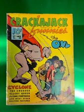 1941 CRACKAJACK FUNNIES # 40 PRE-WW2 THE OWL: DELL’S ANSWER TO BATMAN picture