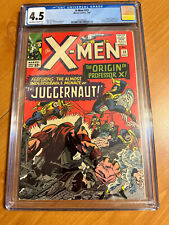 X-Men #12 CGC 4.5 1st Appearance Juggernaut Origin of Professor X picture