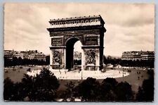 RPPC Postcard  The Arc of Triomphe Paris France Pos.1947     G 3 picture