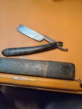 Antique Wade & Butcher The Celebrated Hollow Ground Straight Razor SHEFFIELD picture
