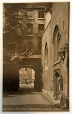 Early 1900's Main Entrance St Bartholomew's Hospital London England UK Postcard picture