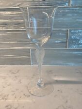 Igor Carl Faberge Crystal Frosted Ballerina Stem Glasses (8) EXQUISITE picture