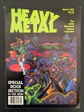 HEAVY METAL MAGAZINE (MARCH, 1982) *SOLID*  MOEBIUS  CORBEN  LOTS OF PICS picture