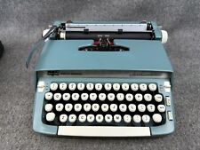 Smith Corona Super Sterling Typewriter w/ Case & Keys - TESTED picture