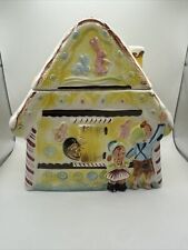 Rare Vintage Wales Hansel & Gretel Musical Box Cookie Jar Made in Japan Working picture