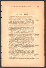 =WOW= 1854 GOV’T TREATIES WITH IOWAY, SAC & FOX, KICKAPOO, AND KASKASKIA INDIANS picture
