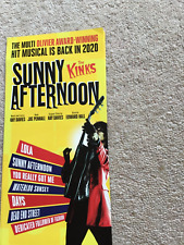THEATRE FYLERS THE KINKS SUNNY AFTERNOON Ray Davies 2020 picture