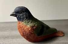 Vintage Made in USA PAINTED BUNTING Porcelain Bird Figurine picture