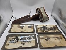Keystone View Co. monarch viewer stereoscope with origin cards picture