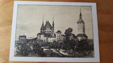 Soviet Postcard Frombork City View Copernicus Tower picture