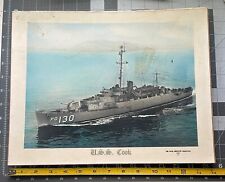 Vintage USS Cook PD-130 High Speed Transport Ship Photo US Navy picture