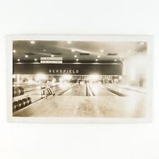Schofield Barracks Bowling Alley Photo 1940s Honolulu Hawaii Vintage Lanes D1554 picture