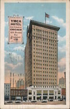 1922 Chicago,IL YMCA Hotel Kropp Cook County Illinois Antique Postcard 1c stamp picture