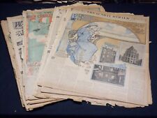 1906 THE BOSTON HERALD SUNDAY MAGAZINE SECTIONS LOT OF 24 - NICE PHOTOS - UP 89 picture