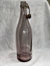 Antique Amethyst Bottle With Stopper  picture