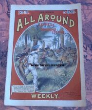SCARCE ALL AROUND WEEKLY #10A FRANK TOUSEY DIME NOVEL STORY PAPER picture