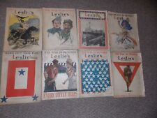 8 LESLIE'S Weekly Newspaper 1917 1918 WWI News/Photos/Ads/Tobacco in War Artist picture