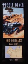 NEW Pebble Beach Concours 1999 Tour Poster 1934 LAGONDA M45R Lone Cypress EBERTS picture