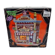 Lemax Spooky Town Frosty’s Ice Cream Scream Shop Curdling Halloween 25370 Retire picture
