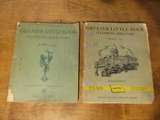 1939 & 1953 Little Rock Arkansas Southwestern Bell Telephone Directory Book Lot picture