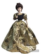 Franklin Heirloom Queen of the Masquerade Ball Porcelain Doll House of Faberge picture
