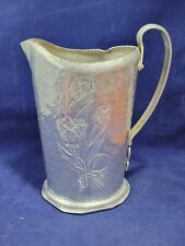 Vintage Hand Wrought Creations by Rodney Kent Hammered Aluminum Tulip Pitcher picture