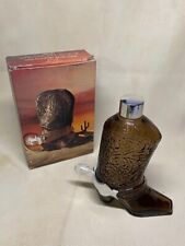 Vintage 1970's Avon Fancy Cowboy/Cowgirl Boot with Spur 5 Fl oz Empty With Box picture