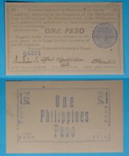 1944 Philippines ~ Negros Occidental 1 Peso ~ UNC ~ WWII Emergency ~ NEG-202a picture