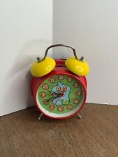 Pretty Ugly Doll Red Yellow Metal Bell Alarm Clock 2010 Uglydoll by Schylling picture