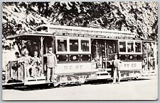 Vtg California CA Oakland Consolidated Street Car Railway Company Postcard picture