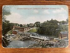 Claremont Railway and Lighting Co’s Power Plant, Claremont, NH - Vintage PC picture