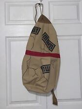 Naruto Shippuden Authentic Gaara's Gourd Sand Bag Backpack NWOT picture